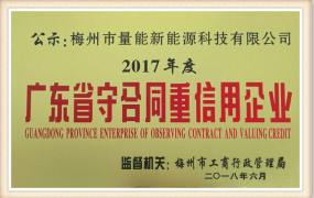 廣東省守合同重信用企業(yè)