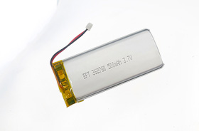 3.7V 362760 500mAh 電子產品控制盒聚合物鋰電池